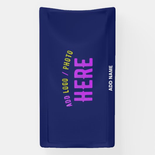 STIJLVOLLE MODERNE CUSTOM NAVY BLUE GEVERIFIEERD B SPANDOEK (Verticaal)