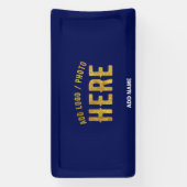 STIJLVOLLE MODERNE CUSTOM NAVY BLUE GEVERIFIEERD B SPANDOEK (Verticaal)
