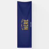 STIJLVOLLE MODERNE CUSTOM NAVY BLUE GEVERIFIEERD B SPANDOEK (Verticaal)