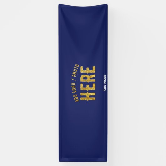 STIJLVOLLE MODERNE CUSTOM NAVY BLUE GEVERIFIEERD B SPANDOEK (Verticaal)