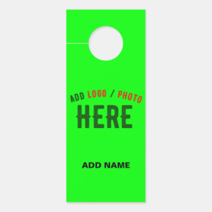 STIJLVOLLE MODERNE CUSTOM NEON GROEN GEVERIFIEERD  DEURHANGER
