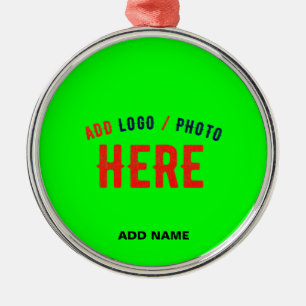 STIJLVOLLE MODERNE CUSTOM NEON GROEN GEVERIFIEERD  METALEN ORNAMENT