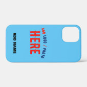 STIJLVOLLE MODERNE CUSTOM SWAG SKY BLUE GEVERIFIEE Case-Mate iPhone CASE (Achterkant (horizontaal))