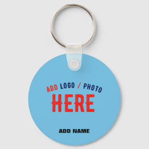 STIJLVOLLE MODERNE CUSTOM SWAG SKY BLUE GEVERIFIEE SLEUTELHANGER