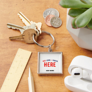 STIJLVOLLE MODERNE CUSTOM WHITE BRANDED PREMIUM SQ SLEUTELHANGER