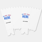 STIJLVOLLE MODERNE CUSTOM WIT GEVERIFIEERD MERK PO BEDANKDOOSJES (Ongevouwen)