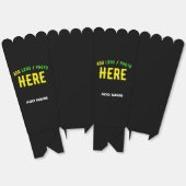 STIJLVOLLE MODERNE CUSTOM ZWART GEVERIFIEERD MERK BEDANKDOOSJES (Ongevouwen)