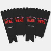 STIJLVOLLE MODERNE CUSTOM ZWART GEVERIFIEERD MERK BEDANKDOOSJES (Ongevouwen)