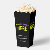 STIJLVOLLE MODERNE CUSTOM ZWART GEVERIFIEERD MERK  BEDANKDOOSJES (Popped)