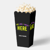 STIJLVOLLE MODERNE CUSTOM ZWART GEVERIFIEERD MERK  BEDANKDOOSJES (Popped)