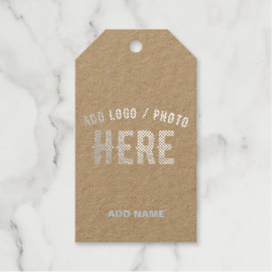 STIJLVOLLE MODERNE CUSTOM ZWART GEVERIFIEERD MERK CADEAULABELS