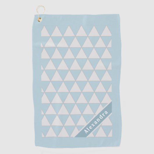 Stijlvolle, moderne dames, gepersonaliseerde Golfh Golfhanddoek (Voorkant)