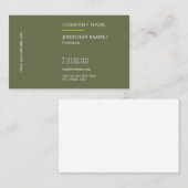 Stijlvolle, moderne design professionele luxe visitekaartje (Voorkant / Achterkant)