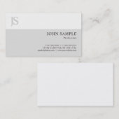 Stijlvolle Moderne Eenvoudige Professionele Plain  Visitekaartje (Voorkant / Achterkant)