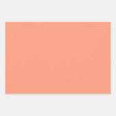 Stijlvolle Moderne Effen Kleur Abrikozen Matte Gif Inpakpapier Vel (Voorkant 3)