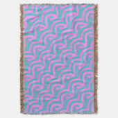 stijlvolle moderne elegante chevrons deken (Voorkant Verticaal)
