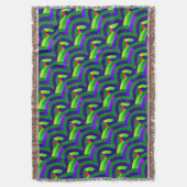 stijlvolle moderne elegante chevrons deken (Voorkant Verticaal)