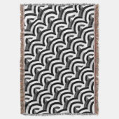 stijlvolle moderne elegante chevrons deken (Voorkant Verticaal)