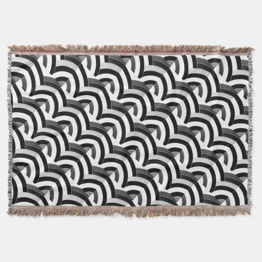 stijlvolle moderne elegante chevrons deken (Voorkant)