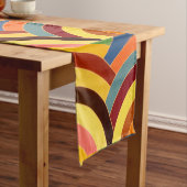 stijlvolle moderne elegante chevrons korte tafelloper (Voorbeeld)