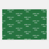 STIJLVOLLE MODERNE ELEGANTE CUSTOM NAAM FOREST GRE INPAKPAPIER VEL (Voorkant 2)