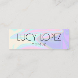 Stijlvolle, moderne, elegante grilholografische ma mini visitekaartje