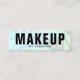 Stijlvolle, moderne, elegante grilholografische ma mini visitekaartje