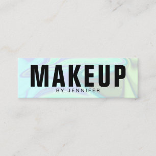 Stijlvolle, moderne, elegante grilholografische ma mini visitekaartje