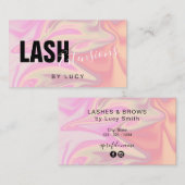 Stijlvolle, moderne elegante holografische Flash-e Visitekaartje (Voorkant / Achterkant)