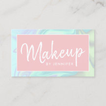 Stijlvolle moderne, elegante holografische make-up