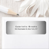 Stijlvolle Moderne Elegante Unieke Lichtgrijs Etiket (Insitu)