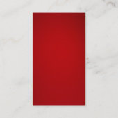 Stijlvolle moderne elegante verticale grijze rode visitekaartje (Achterkant)