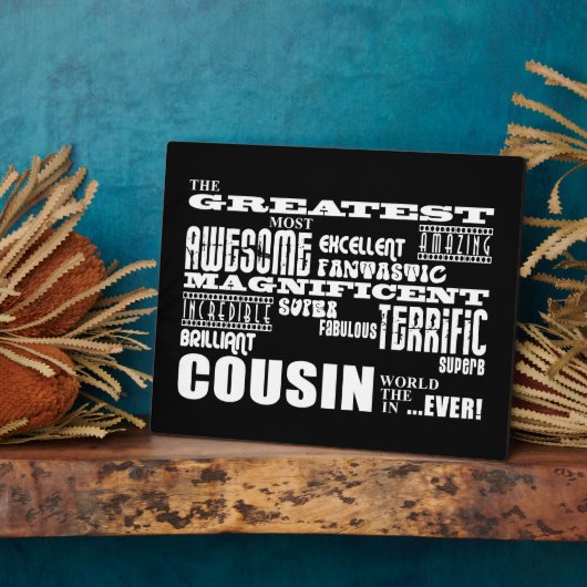 Stijlvolle moderne en vun-neef fotoplaat (Zijkant)