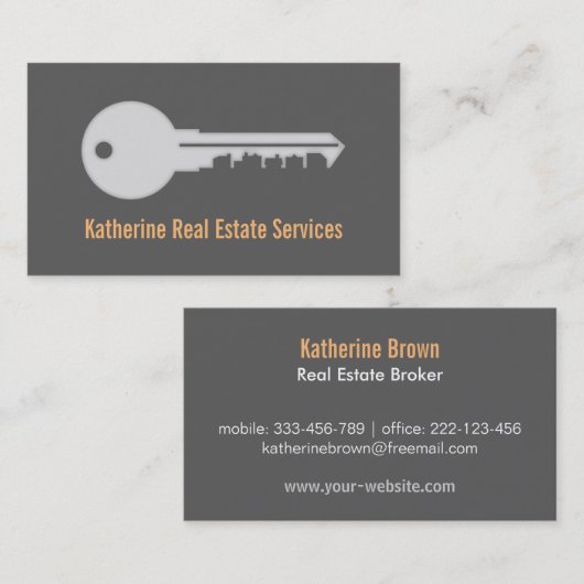 Stijlvolle, moderne en zeer belangrijke Visitekaar Visitekaartje (Voorkant / Achterkant)