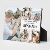 Stijlvolle moderne geliefde huisdier | Fotocollage Fotoplaat (Zijkant)