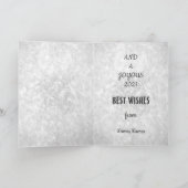 Stijlvolle, moderne, gelukkige feestdag kaart (Binnen)