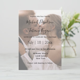 stijlvolle, moderne, gevlekte foto voor handschrif notitiekaartje