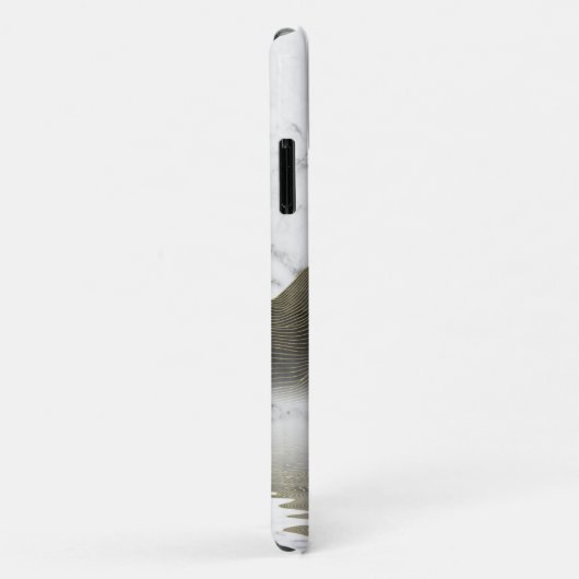 Stijlvolle, moderne goudkleurige jacht Case-Mate iPhone case (Achterkant/rechts)