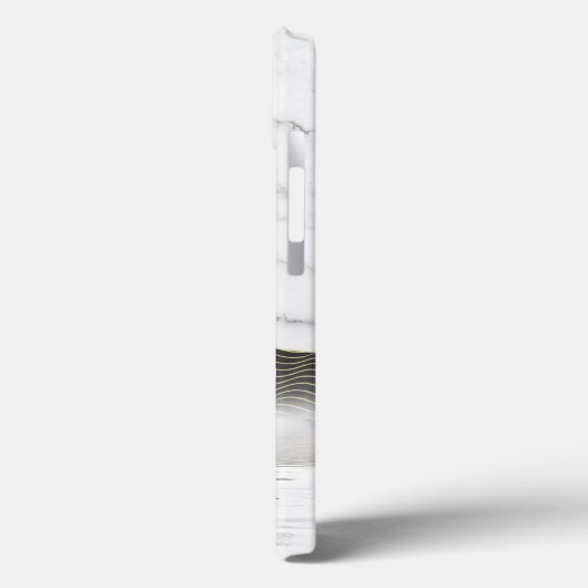 Stijlvolle, moderne goudkleurige jacht Case-Mate iPhone case (Achterkant / Links)