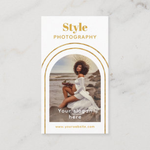 Stijlvolle moderne grafische QR-code voor script Visitekaartje