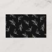 Stijlvolle moderne kalligrafie bruiloft RSVP Informatiekaartje (Achterkant)