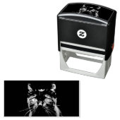 Stijlvolle moderne kat minnaar katachtige dier hui  zelfinktende stempel (In situ)