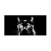 Stijlvolle moderne kat minnaar katachtige dier hui  zelfinktende stempel (Design)