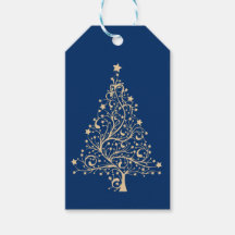 Stijlvolle moderne kerstboom in zilver-Gold