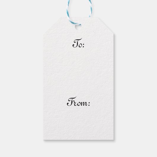 Stijlvolle moderne kerstboom in zilver-Gold Cadeaulabel (Achterkant)