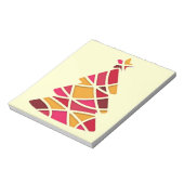 Stijlvolle moderne kerstboom notitieblok (Linkerzijde)