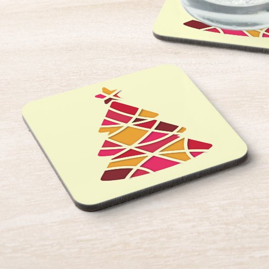 Stijlvolle moderne kerstboom onderzetter (Linkerzijde)