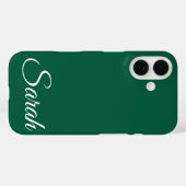 Stijlvolle moderne klassieke aangepaste naam donke Case-Mate iPhone case (Achterkant (horizontaal))
