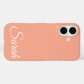 Stijlvolle moderne klassieke aangepaste naam perzi Case-Mate iPhone case (Achterkant (horizontaal))