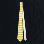 Stijlvolle, moderne kleurengele, gestreept Sjabloo Stropdas<br><div class="desc">Stijlvolle,  moderne Design Yellow White Striped Sjabloon Elegant Stropdas.</div>